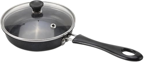 Rehomy Mini sartén antiadherente para huevos y tortillas, sartén individual de 4.7 pulgadas, infusión de diamante, sartén multiusos diseñada para