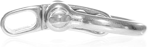 Miniatura 7 de Paracord Planet Grilletes B de acero inoxidable y aleación, grilletes en D, grilletes O y grilletes en U para pulseras de supervivencia de cuerda de