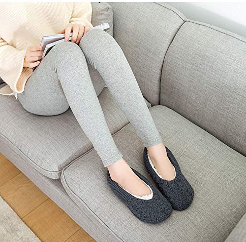 Image of Women's Slipper Socks Low Cut With Grippers, Thick Super Soft Indoor Socks Non-slip Slipper Shoes