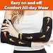 Compression Lymphedema Arm Sleeves for Women, 1 Pair 15–20 mmHg Full Arm Support - Medical-Grade Compression & Snug Fit - for Circulation, Swelling, Edema, Post-Surgery