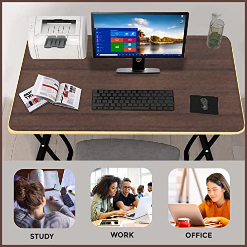 wow-craft-Multi-Purpose-Portable-and-Foldable-Table-with-Engineered-Plywood-top-and-Powder-Coated-Finish-Work-from-Home-Laptop-or-2-Seater-Dining-Table-Study-Table