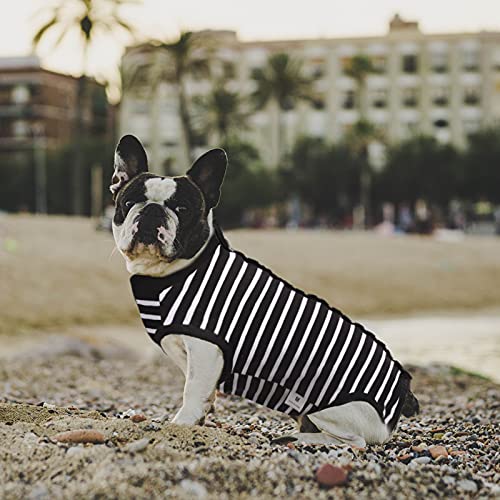 Image of SAWMONG Dog Recovery Suit, Recovery Suit for Dogs After Surgery, Dog Spay Surgical Suit for Female Dogs, Dog Onesie Bodysuit for Surgery Male Substitute E-Collar Cone, Black, X-Large