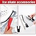 Sinbana 3pcs Ice Skate Maintenance Kit, Including Ice Skate Sharpener Shoe Lace Tightener & Toe Pick Guard Lace Tightening Blade Sharpening Tool Accessories for Hockey & Figure Skating