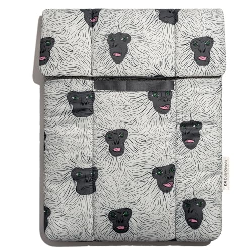 Image of DailyObjects Siesta Sleeve Cover for Laptops /MacBook Air /Pro 13 Inch - 14 Inch | Crafted using soft-touch and water-repellent polyester | Secure clasp Button Closure | Sleek Design and Durable