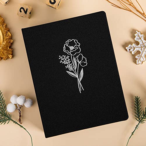 Lanpn Photo Album 4x6 100 Pictures 2 Packs, Small Mini Capacity Linen Photo Book Sets, Each Pack Holds 100 Top Loader Vertical Only Picture for Kids Boy Girls Black - Thumbnail 5