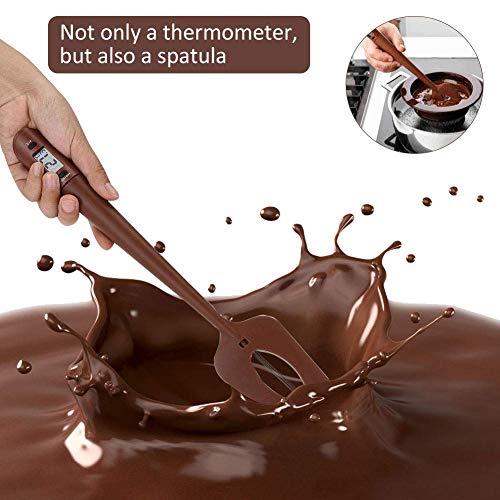 Fdit Clear Digital Display Thermometer Spatula For Chocolate, Creams, Sauces, Jams And Syrups Instant Read #TOP2
