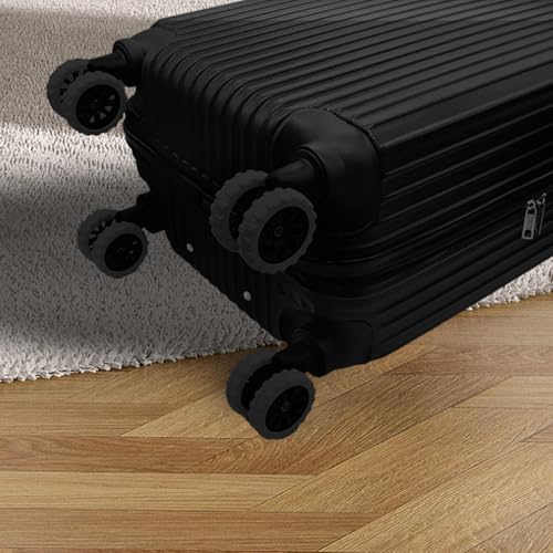 Luggage Wheel Protector Covers - 8pcs Silicone Spinner Wheel Protectors, Shock‑proof Waterproof Cover | Multipurpose Wear‑resistant Annti‑noise Travel Accessories for 2.17–2.68 in Luggage Casters3