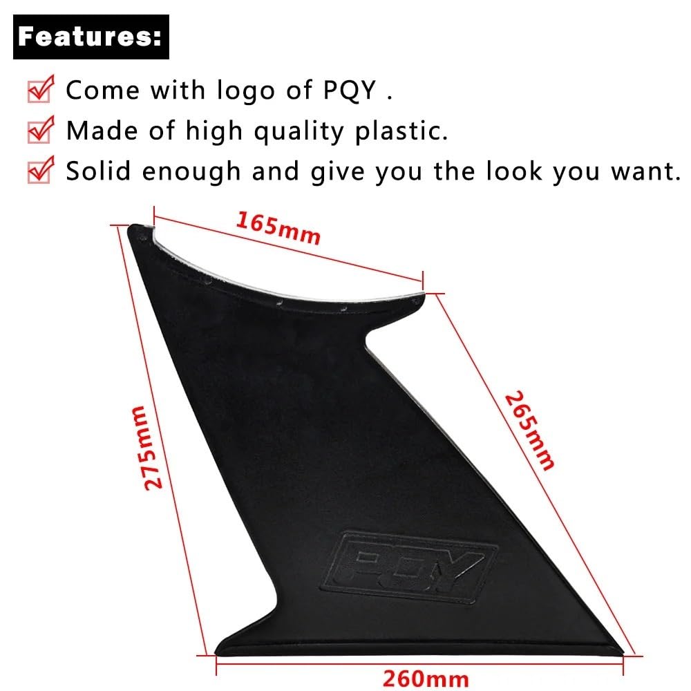 Pasuje do Subaru STI 2015-18 skrzydło spoilera sztywne wsparcie rajd jednoczęściowy PQY-WSS02 stabilizator skrzydła spojlera Spoiler dachowy(2 pieces)