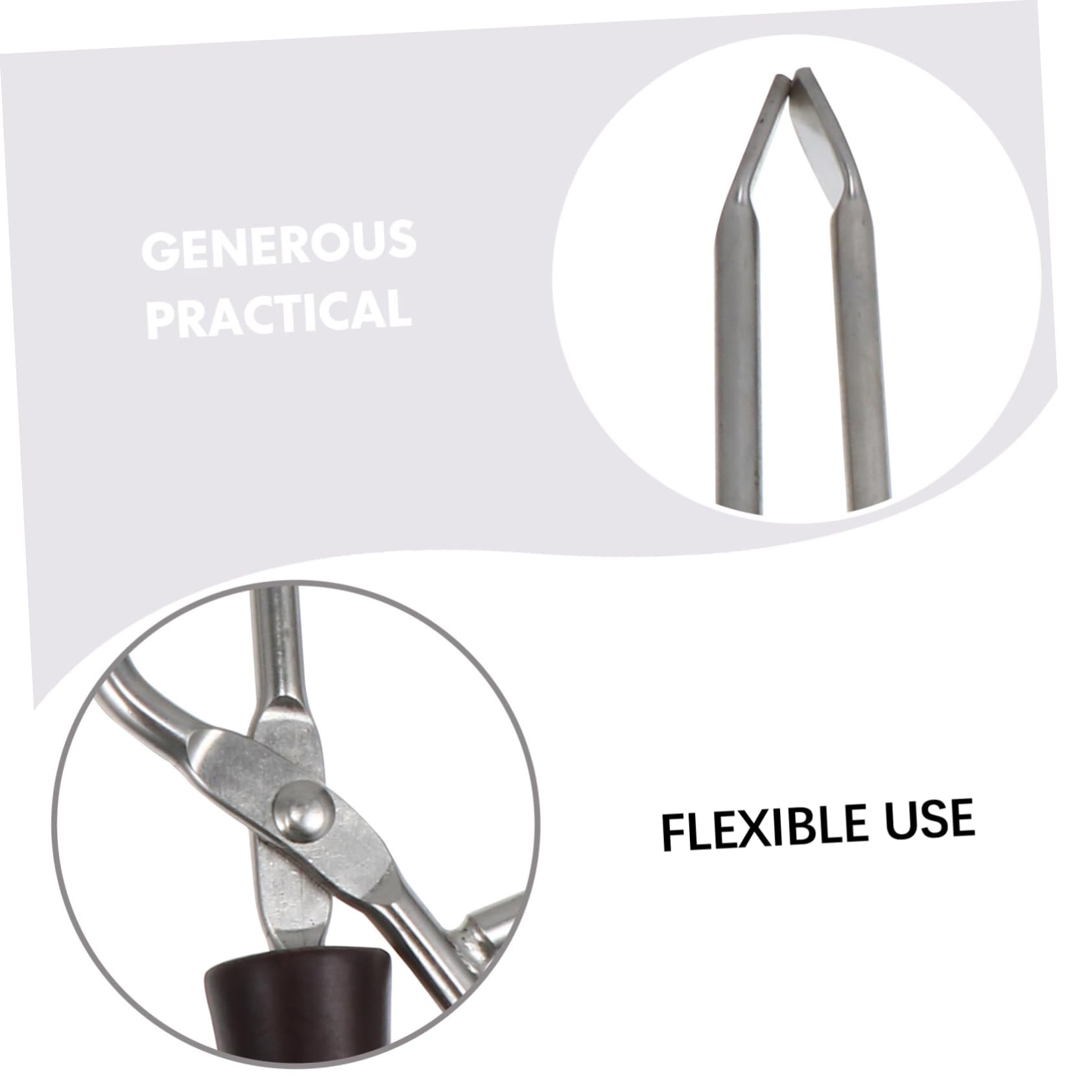 Pinza per Carbone in Acciaio Inox Manico in Legno, Lunga | Atmosfera Estiva, Outdoor Barbecue, Resistenza alle Macchie e Presa Ergonomica