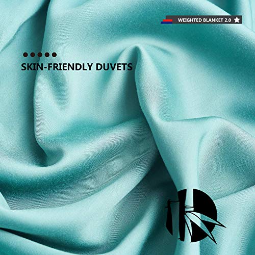 Ynm Bamboo Duvet Cover For Weighted Blankets (Sea Grass, 48''X72'') #TOP1