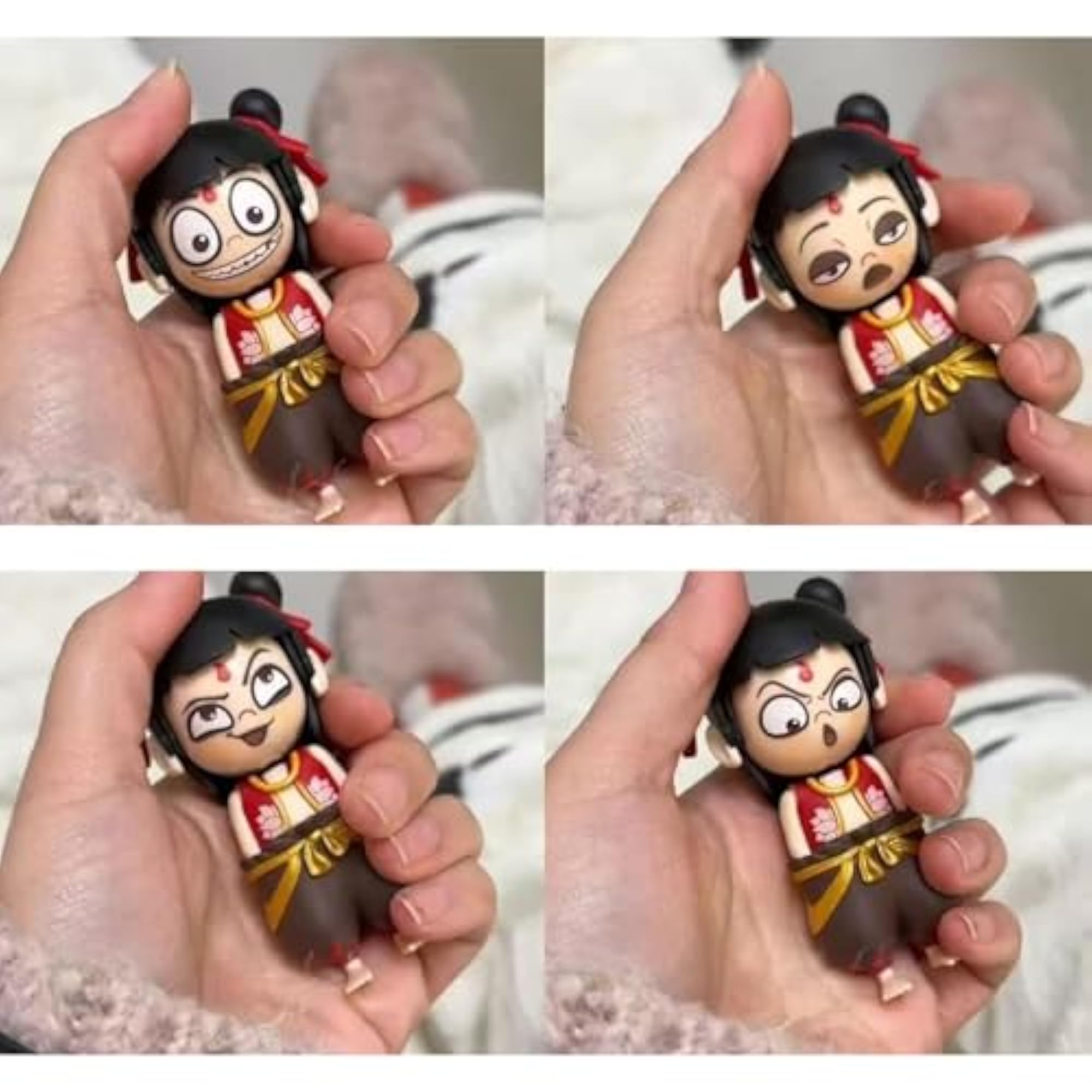 Meadawgs® Nezha Face Changing Doll Cute Ornament