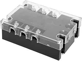 3-Phase Solid State Relay, 40A AC-AC Solid State Relay SSR Input 90-250VAC Load 24-480VAC TSR-40AA-H