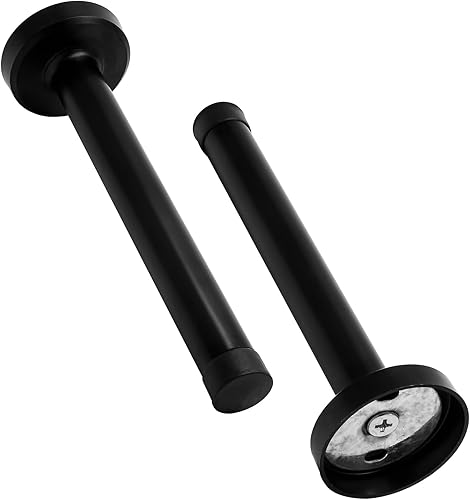 Miniatura 5 de 1 tope de puerta de 6 pulgadas, tapón de puerta largo autoadhesivo para puerta, tope de puerta de acero inoxidable con amortiguación de sonido, tope