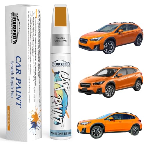Image of Sunshine Orange(PAK) Touch Up Paint for Subaru, Color Exact Match Car Paint Scratch Repair Remover Pen Kit Quick & Easy to Fix Vehicle Chips and Automotive Nicks Scuff