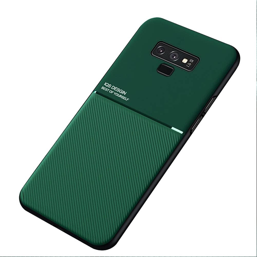Mowen Case Cover Bumper Built-in Metal Plate for Samsung Galaxy Note 9 - Green