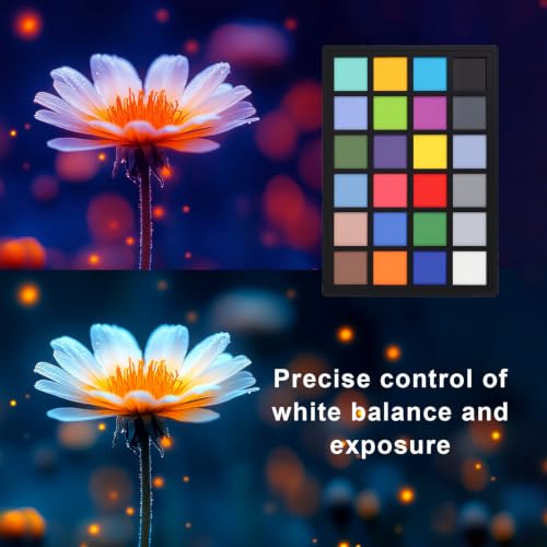 Tarjeta de muestra de color 24 colores de alta precisión para cámaras 2