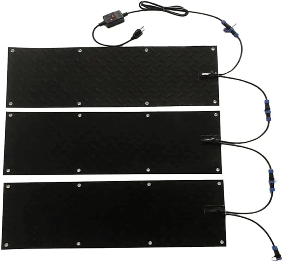 Heated Snow Melting Mats for Entrances, 10″ x 30″ Outdoor Non-Slip Heated Outdoor Walkway Mat Heated Driveway Pad,Non-Slip Winter Outdoor Snow Mat,Winter Removal and Ice Melt Products