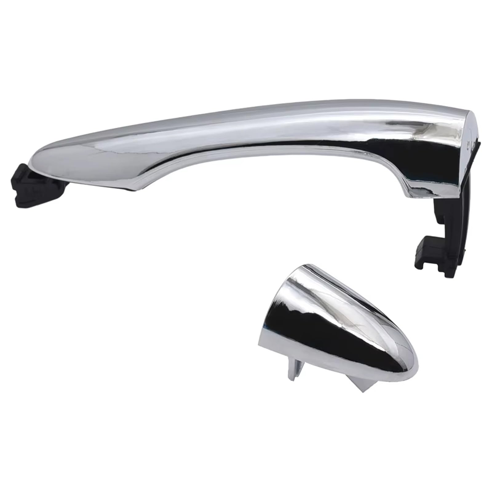 Qjahxkf 83651-3W000 Replacement Exterior Door Handles Car Rear Left Right Outside Exterior Chrome Door Handle 83661-3W000 For Kia For Sportage 2011-2016 Outer Handle(83651-3W000)