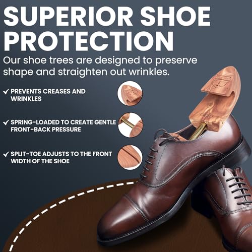 HOUNDSBAY Cedar Shoe Tree para Hombre y Mujer miniatura 6