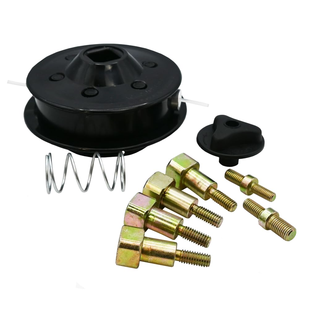 Various Manual Feed Brushcutter, Strimmer 2 Line Head, With Adaptor Bolts
