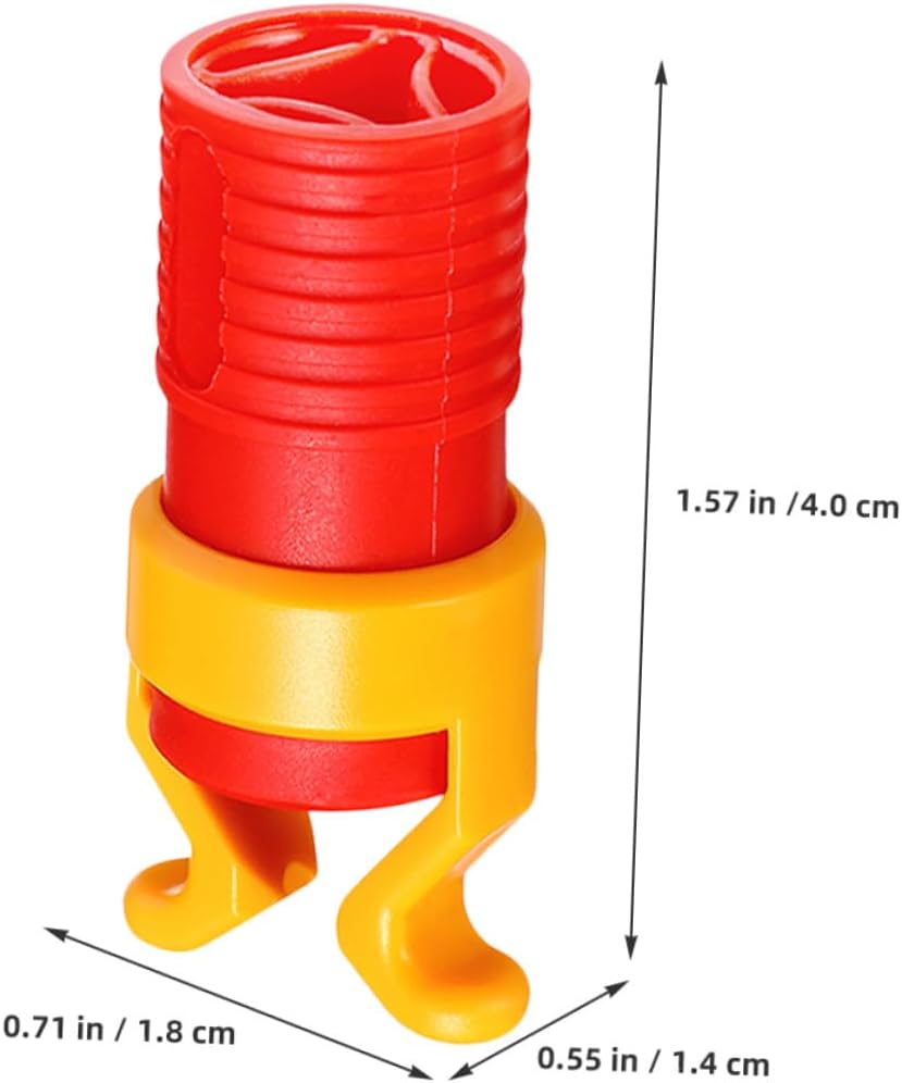 Alipis 15pcs Plastic Screw Holder Clamp, Hand Screw Gripper for Woodworking, Universal Fixing Sleeve Compatible with Screwdrivers, Manual Tool for DIY Projects and Wood Clamp