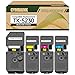 Price comparison product image CYMBAINK TK-5230 TK5230BK TK5230C TK5230Y TK5230M NOT OEM Compatible Toner Cartridge Replacement for Kyocera ECOSYS M5521cdn/M5521cdw (black,cyan,yellow,magenta)