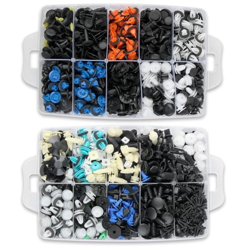 Image of Car Retainer Clips 1501 PCS, 55 Sizes Car Panel Trim Clips Kits, Auto Push Fasteners for Ford GM Toyota Honda Chrysler BMW Benz Nissan Subaru Mazda Chevy GMC