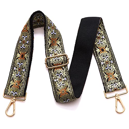 Image of S-Jacorry Purse Strap Replacement Crossbody Wide Shoulder Strap Adjustable Canvas Straps Handbag Strap Replacement Belts