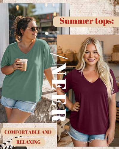 Image of Neer 3 Pack Plus Size Women's T-Shirts