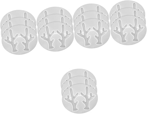 COHEALI Molde de para Resina Molde de para Resina 15 Uds. Plantillas para manualidades, joyería para diadema, suministros de fabricación de joyas,