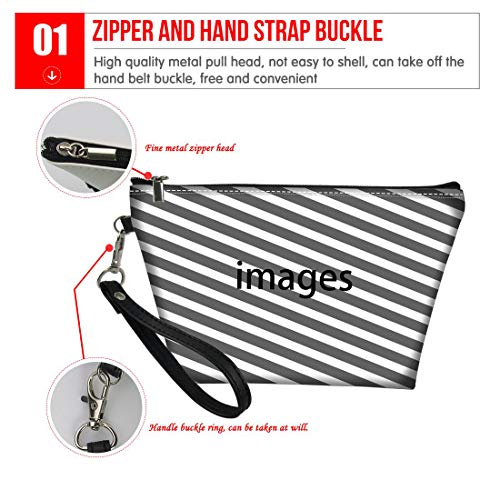 Mumeson You Are Awesome Sloth Flower Printed Cosmetic Pouch Travel Cluth Makeup Bag Pencil Case Purse With Wristlet Hanging Strap #TOP4