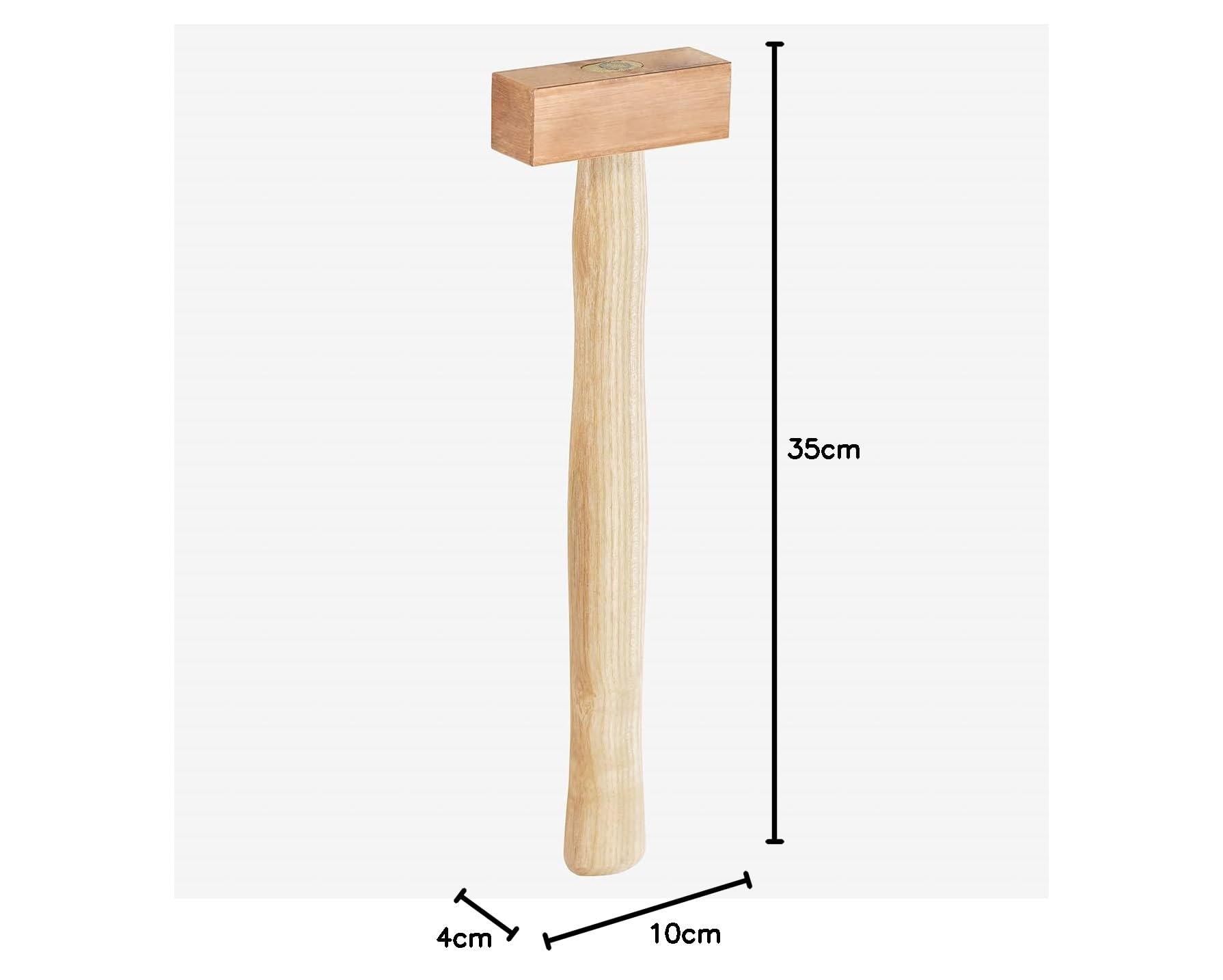 Picard 0033001-1500 Młotek miedziany w kształcie pałeczki 1500 g z trzonkiem jesionowym