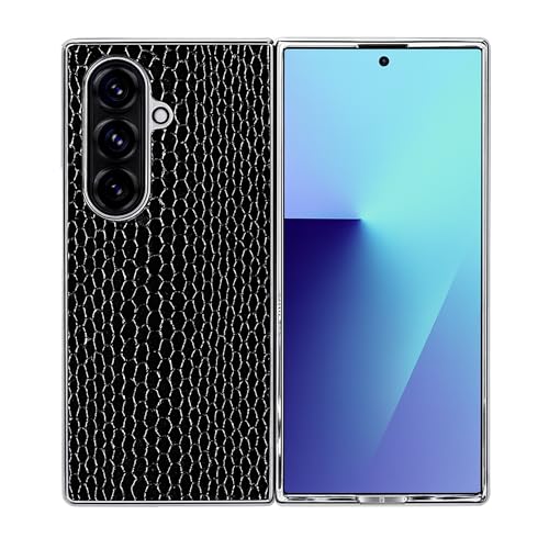 Coque Galaxy Z Fold 7 galvanisée feuille d'argent protection rigide luxe