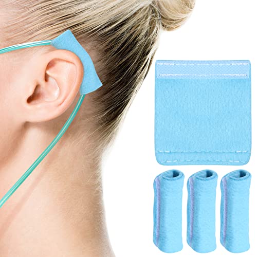 Healvian 4 Stücke Sauerstoffschlauch Ohrpolster Sauerstoff Kanüle Ohrenschutz Nasenkanülen Ohrkissen Gehörschutz Ohrenschmerzen Vermeidung für Sauerstoff Nasenbrille Inhalationsgeräte Zubehör Cover