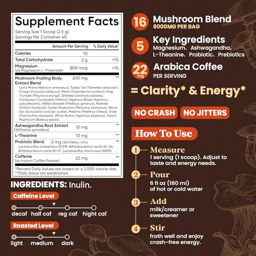 Fidus 16-in-1 Mushroom Coffee