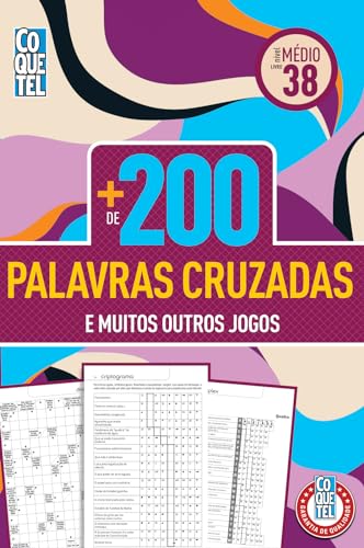 Livro Coquetel Mais de 200 Palavras Cruzadas Ed 38