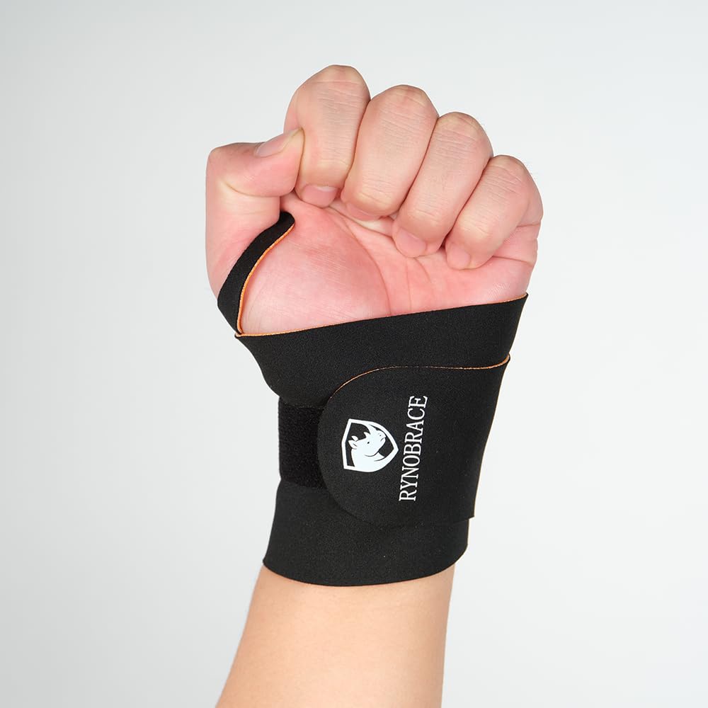 Wrist Support- Thin Adjustable Wrist Brace for Sports Workouts Daily Use