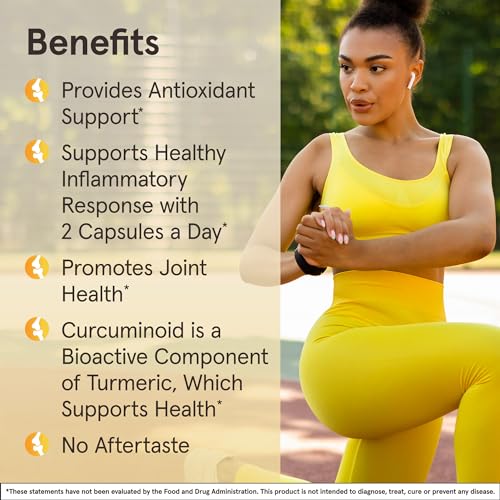 Jarrow Curcumin 95 Supplement, Turmeric Extract, Joint Support,120 Capsules - image 4