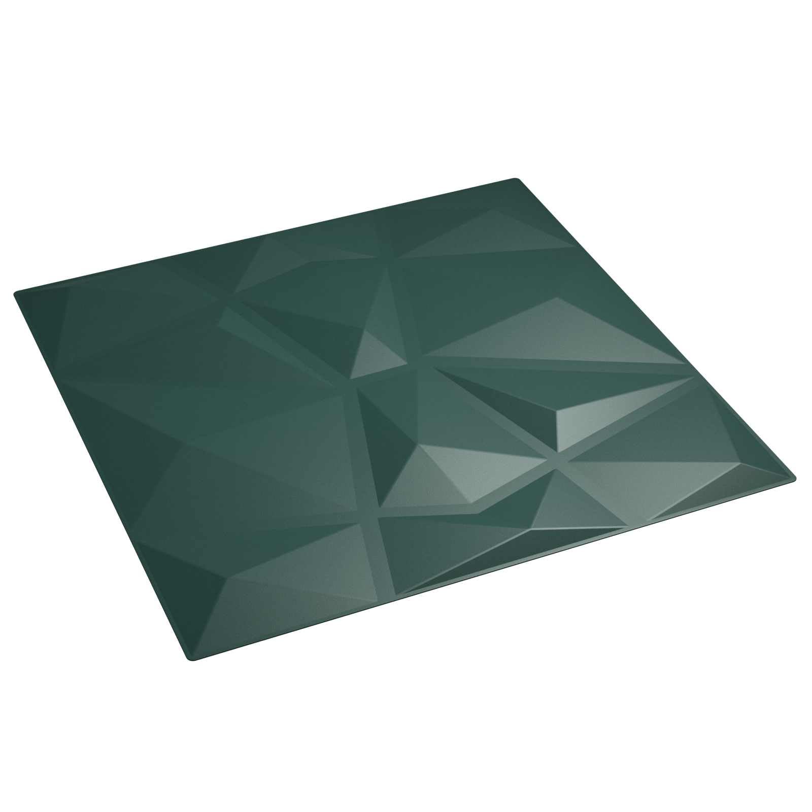 XPS - Paneles de pared (24 unidades, 50 x 50 cm), color verde