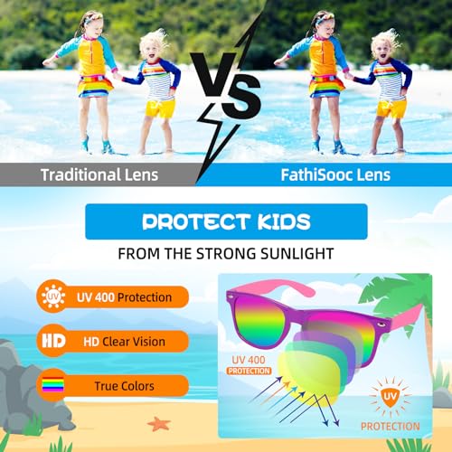 Kids Sunglasses Bulk Party Favors - 24 Packs Boys Girls Sunglasses for Kids Age 3-8 with UV 400 Protection (24 Pack Kids Sunglasses)4