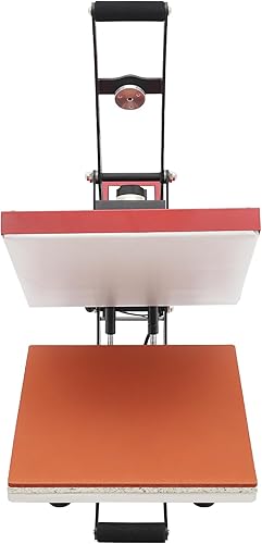 Miniatura 5 de Máquina de prensa de calor semiautomática electromagnética de EE. UU. de 16 x 20 pulgadas, máquina de prensa de camisetas con base deslizante,