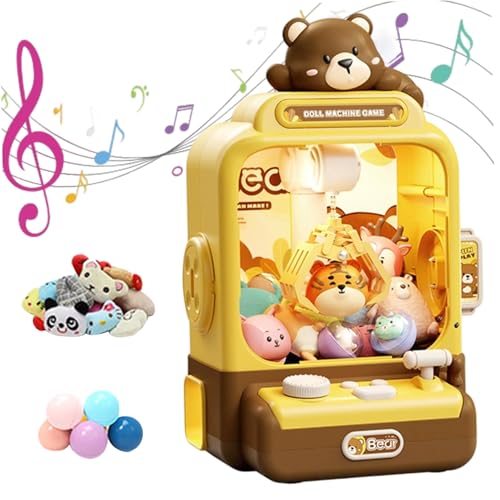 Idée cadeau Noël : mini machine à griffes Bear et ses 10 poupées