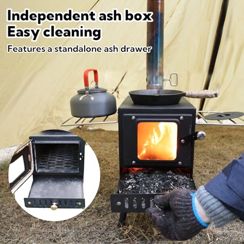 Wood-Burning-Stove-Portable-Tent-Stove-for-Heating-Folding-Wood-Stove-for-Tent-Cooking-Courtyard-Camping-Stove-include-Chimney-Pipes-and-Spark-Arre