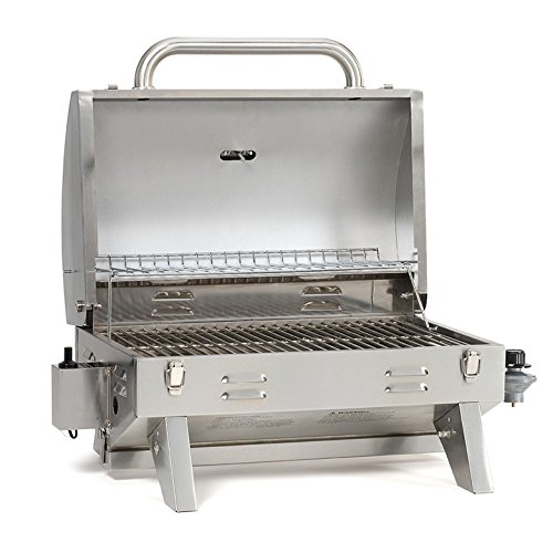 Masterbuilt 205 Stainless Steel Tabletop Gas Grill, (Old Version)