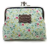 Patty Both Cute Classic Floral Exquisite Buckle Coin Purse (07)