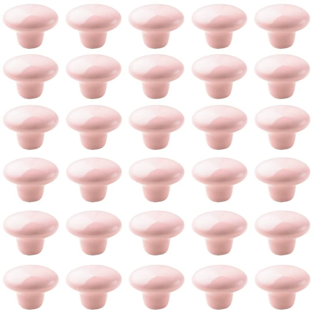 Boutons en céramique ronds pour réparer et embellir les tiroirs d'armoires