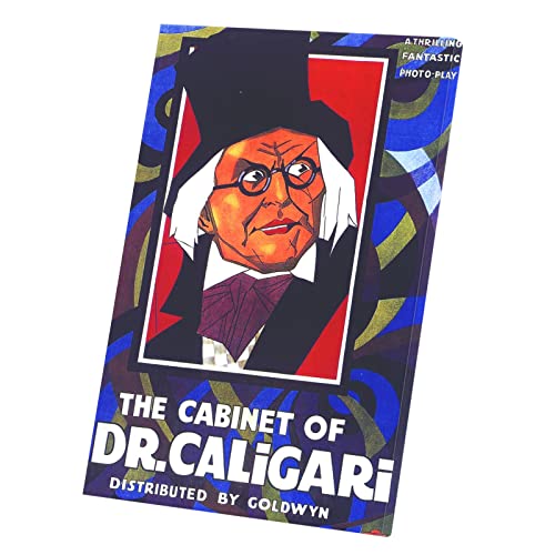Affiche Dr Caligari tableau toile vintage retro de cinema pour deco murale 30x45 cm