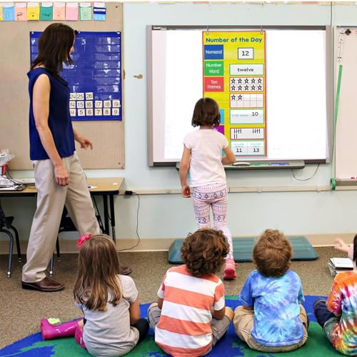 Tableau de poche effaçable pour enseignant poster pliable école