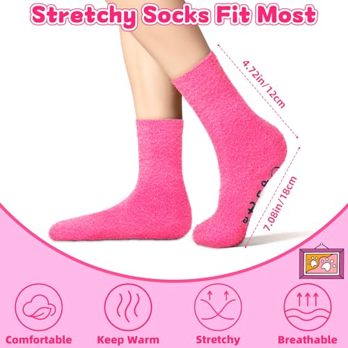 Funny Fuzzy Cat Socks for Women Novelty Slipper Socks for Cat Mom Lover Gag Gifts Christmas Birthday Winter Sleep2