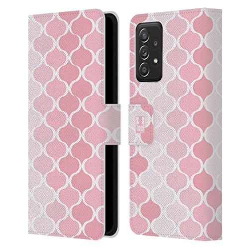Étui portefeuille en cuir Samsung Galaxy A53 5G Head Case Designs Ombre Rose Ogive Coque Housse